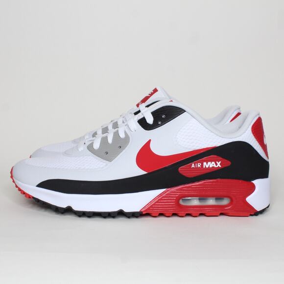 Nike Air Max 90 G Golf TB Spikeless White University Red Black DX5999-162 Men 13 - Picture 3 of 7